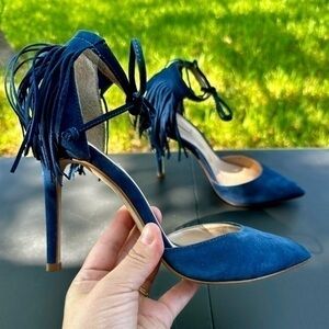 ALDO Blue pointed toe heels
